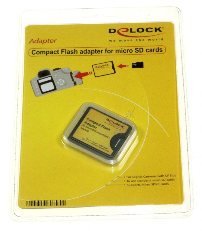 61795 COMPACT FLASH ADAPTER FÜR MICRO SD SPEICHERKARTEN