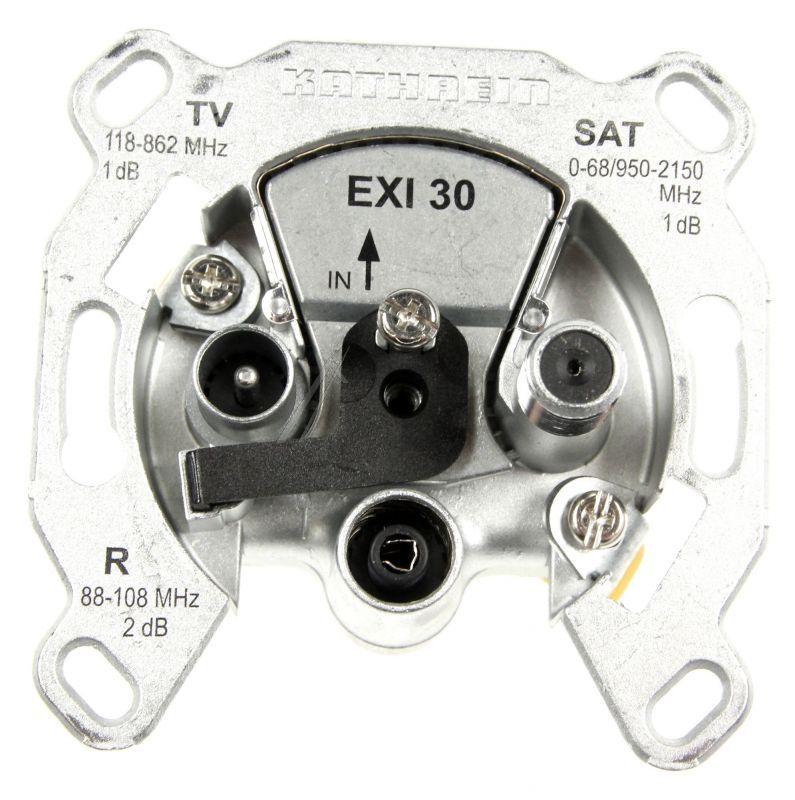 EXI 30 21110024 SAT-EINZELANSCHLUSSDOSE 3-LOCH