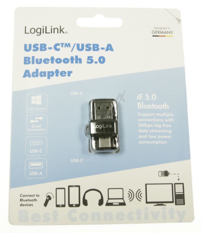 BT0054 BLUETOOTH 5.0 ADAPTER, USB 3.2, USB-A EN USB-C