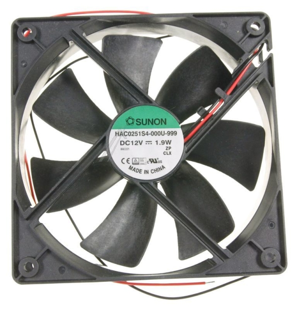 HAC0251S4-000U-999 VENTILATOR,  120X120X25MM,  AXIAAL,  12V/ DC