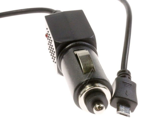 AUTO-LAADKABEL (12/ 24VDC) MET MICRO-USB-B STEKER 5VDC-1A