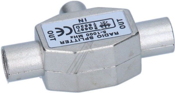 COAX-SPLITTER RADIO METAAL