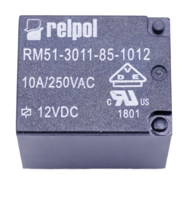12VDC 10A-250VAC RM51-3011-85-1012 RELAIS,  1 WISSELAAR