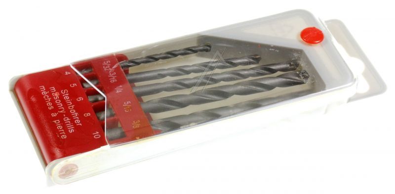 BETONBORENSET, 5-DELIG (1X 4/ 5/ 6/ 8/ 10MM Ø)