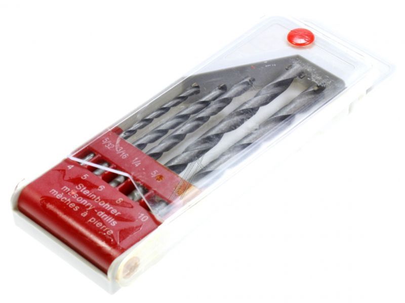 BETONBORENSET, 5-DELIG (1X 4/ 5/ 6/ 8/ 10MM Ø)