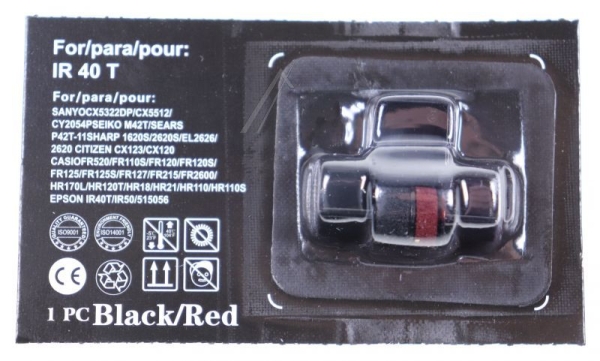 40745,0002 INKTROL ZWART/ ROOD