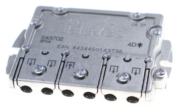 543702 VERTEILER 4-FACH 5-2400MHZ EASY-F 9 /  7,5DB