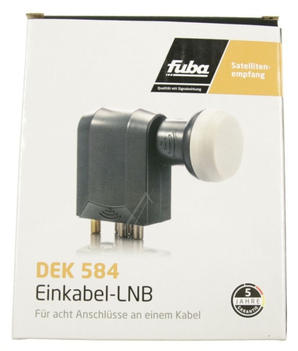 DEK 584 29103040 UNICABLE-LNB VOOR DE AANSL. TOT 8 SCR-COMPATIBELE ONTVANGERS    4 STANDAARD SAT.UITGANGEN