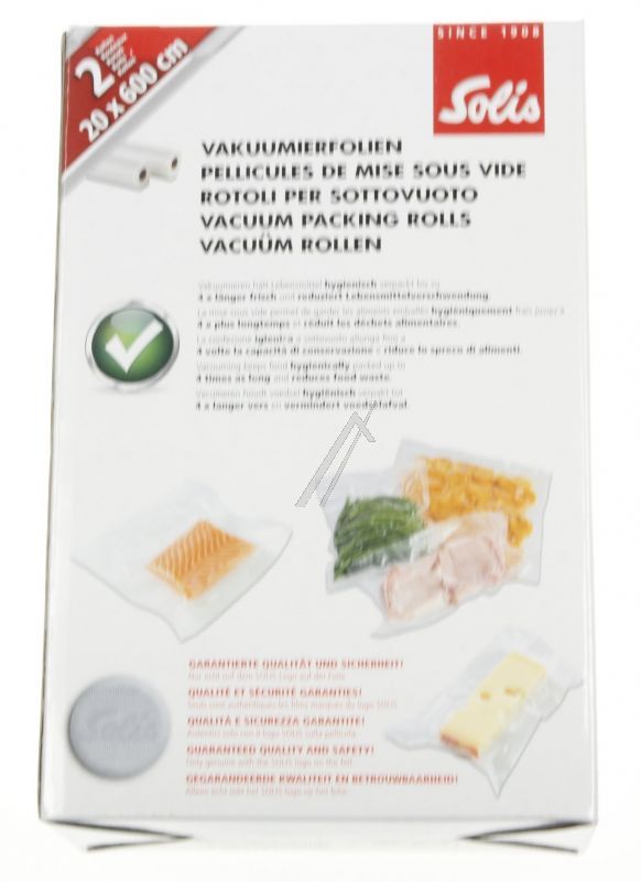 922.51 VACUMEERFOLIE 2 ROLLEN 20 X 600CM