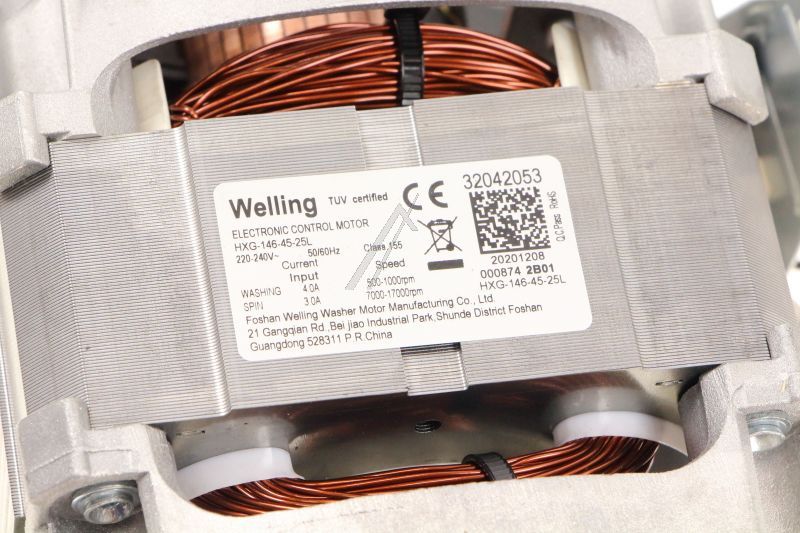 HXG-146-45-25L 32042053 MOTOR (12-1400 RPM-45-49LT)TYPE32-WELLING