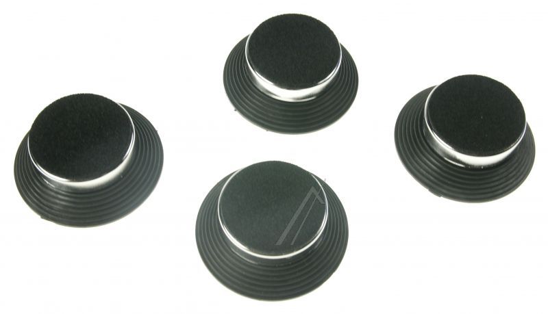 EXZELLENZ BOLIDE 008550 GERÄTE- UND BOXENFÜSSE/ SCHOCKABSORBER SET (4 STÜCK), CHROM