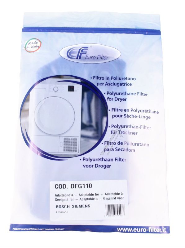 DFG110 DROGER FILTER ALTERNATIEF VOOR BOSCH SIEMENS