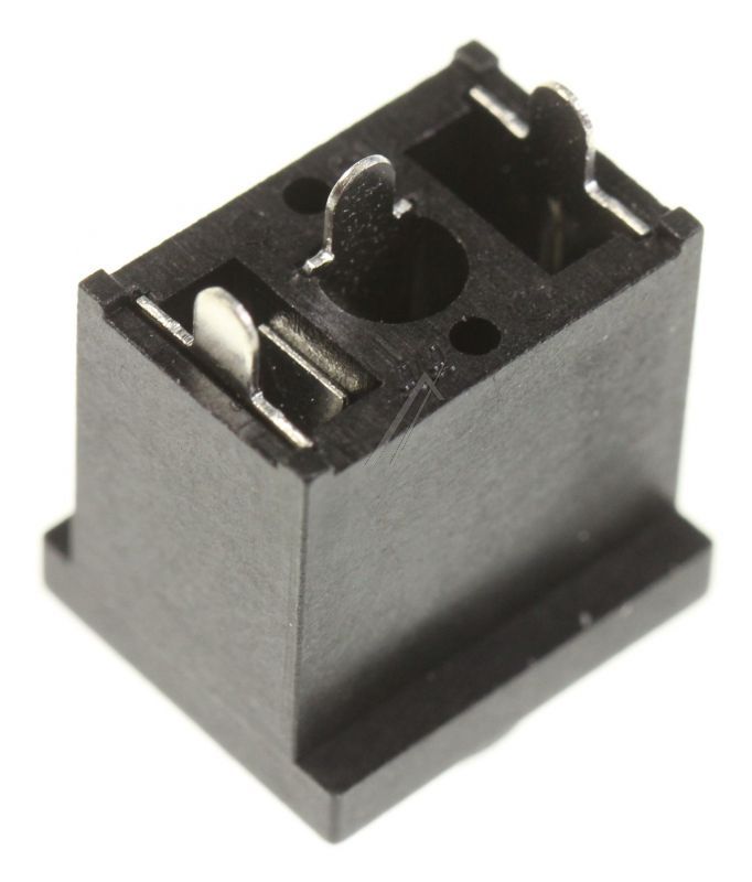 3722-003692 JACK-DC POWER, 2P, 6.35PI, SN, BLK, 12.4X10.8MM.