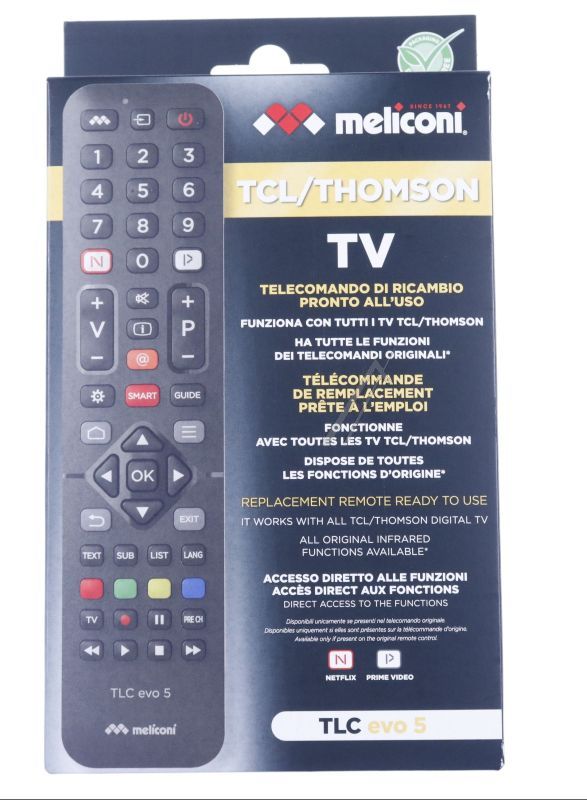 EVO.5 808045 FERNBEDIENUNG FÜR TV THOMSON/ TCL MIT FUNKTIONEN