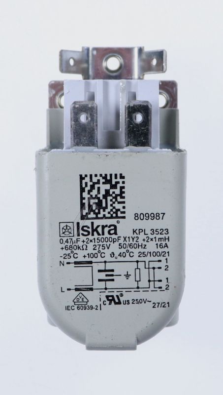 809987 EINGANGSFILTER ISKRA KPL3523