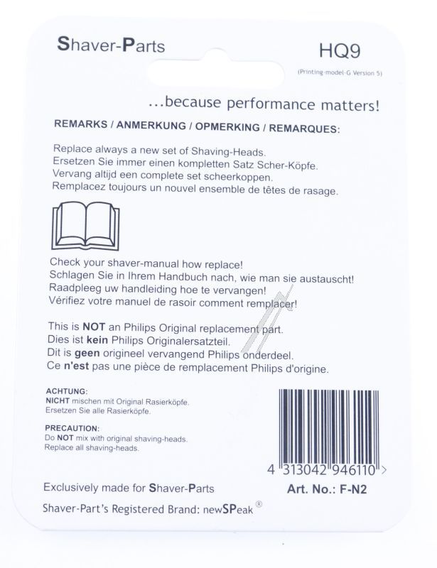 ALTERNATIEVE SCHEERKOP