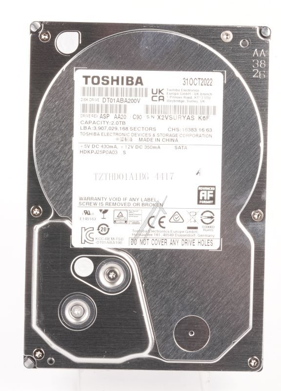 TZTHD01A1BG HDD(2TB)