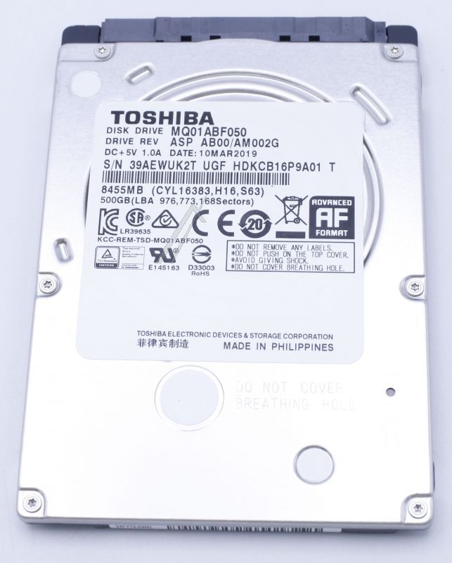 SUCV0044HDKT HDD (500GB)