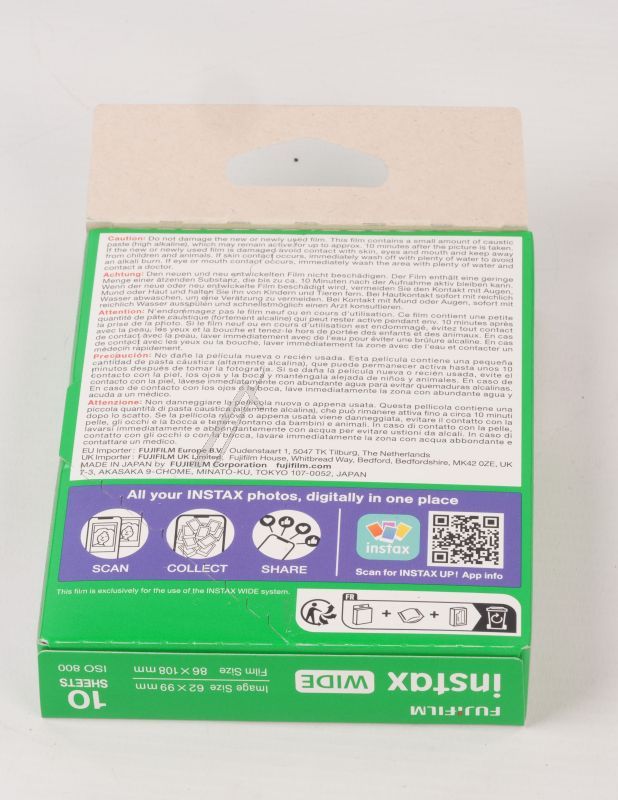 16899910 1 FUJIFILM INSTAX WIDE FILM GLÄNZEND NEU