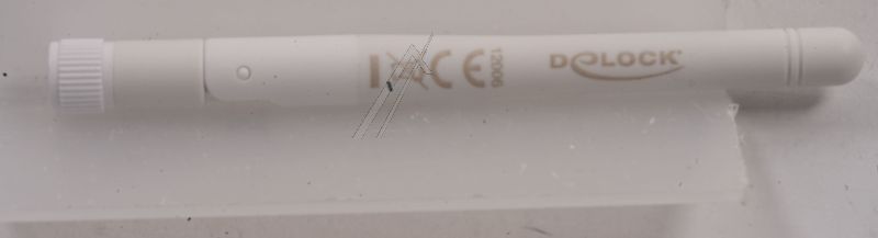 12006 WLAN 802.11B/ G/ N ANTENNE RP-SMA STECKER 2DBI OMNIDIREKTIONAL MIT KIPPGELENK WEISS