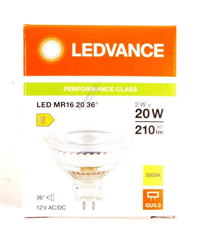 LED MR162036 2W LED MR162036 2W 830 GU5.3 P LEDV