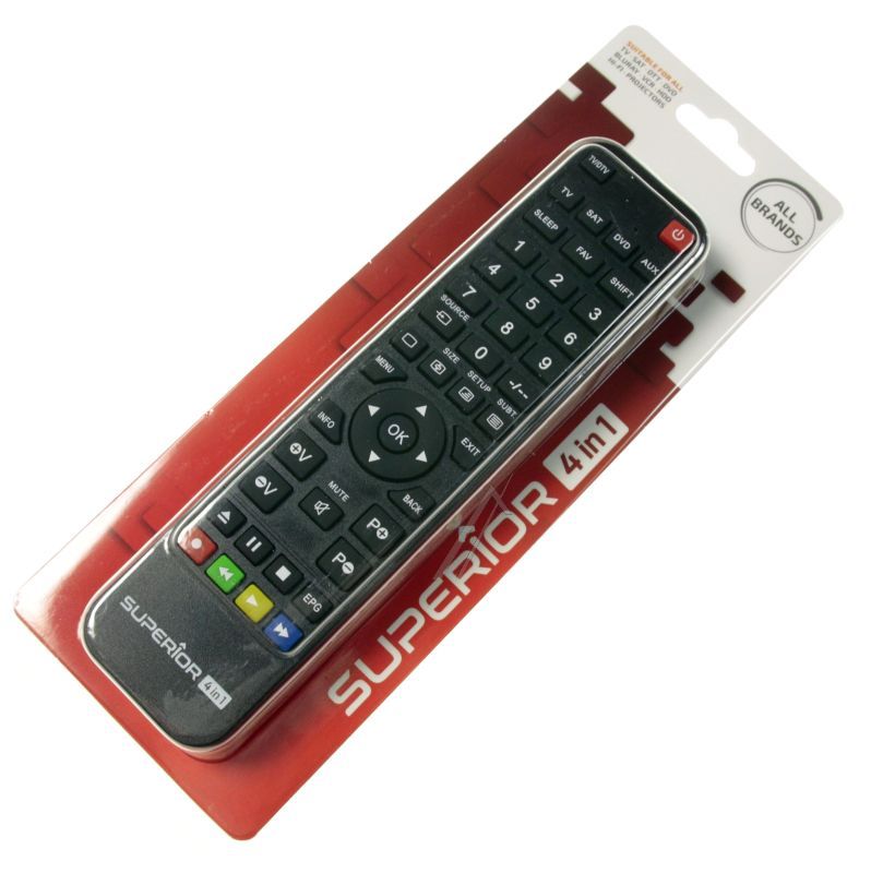LIGHT 4IN1 SUPTPB006 UNIVERSELE AFSTANDSBEDIENING 4-IN-1 MET 4 NIVEAUS
