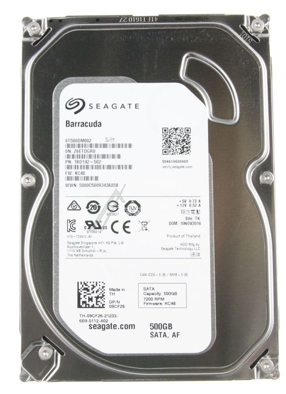 KH.50008.025 ACER HDD 25MM 500GB 7K2 SATA3 16MB