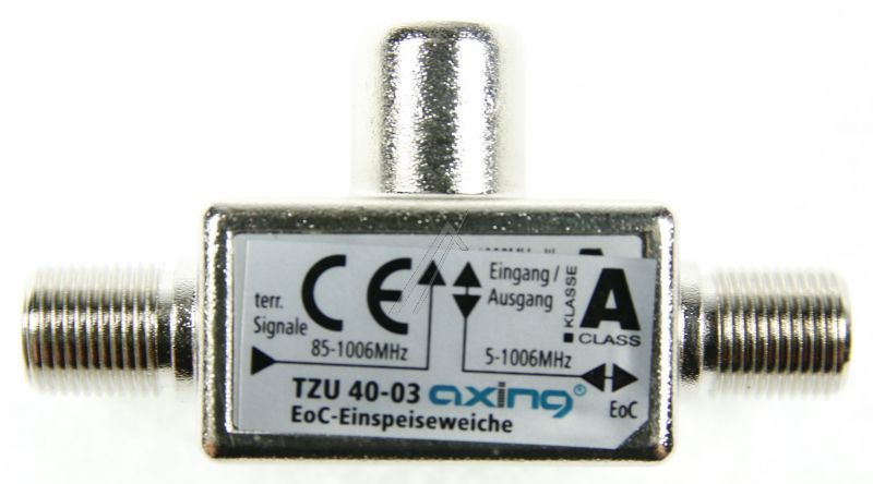 TZU 40-03 TZU04003 ANTENNESPLITTER 2-2200 MHZ VERZWAKKING 4 DB