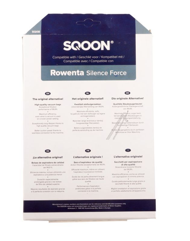 STOFZUIGERZAK ALTERNATIEF VOOR ROWENTA SILENCE FORCE/ X-TREM 4 STUKS
