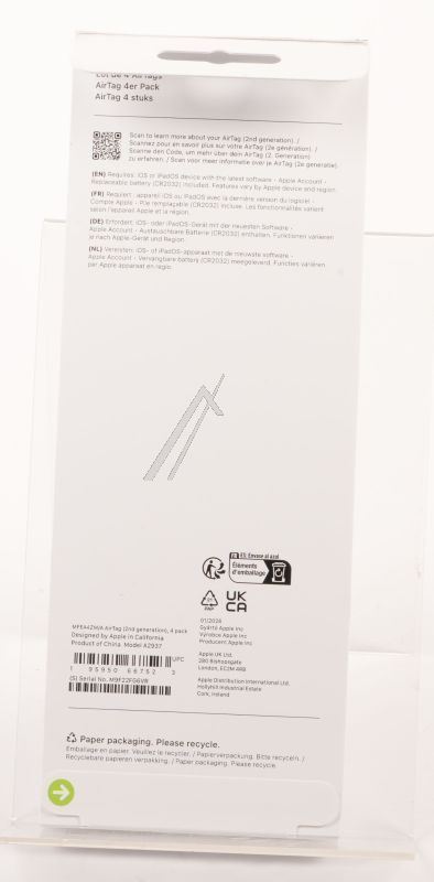 MFEA4ZM/ A AIRTAG (2. GENERATION) 4ER-PACK