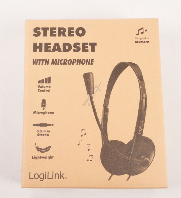 HS0055 LOGILINK STEREO-HEADSET MET MICROFOON