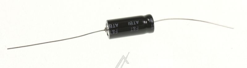 1,0UF-100V TOON-ELCO AXIAAL 85° 10X20MM BIPOLAIR 20%