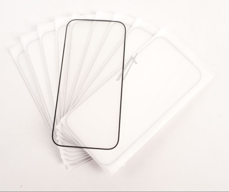 74991 X-GUARD DISPLAYBESCHERMFOLIE - ZWART FRAME - IPHONE 16 PRO/ 17/ 17 PRO, (10 STUKS, BULK)