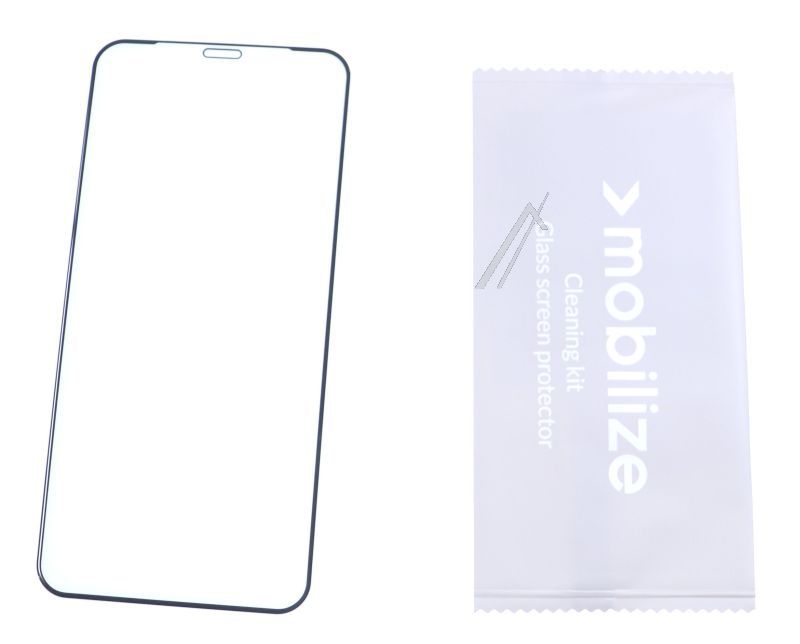 49028 MOBILIZE GLAZEN SCHERMBESCHERMER - ZWART FRAME - APPLE IPHONE X/ XS/ 11 PRO