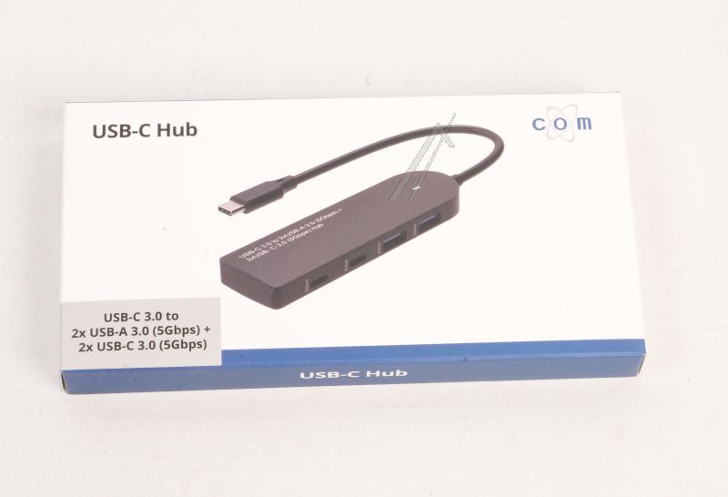 USB-C NAAR 2X USB-A3.0 2X USB-C HUB