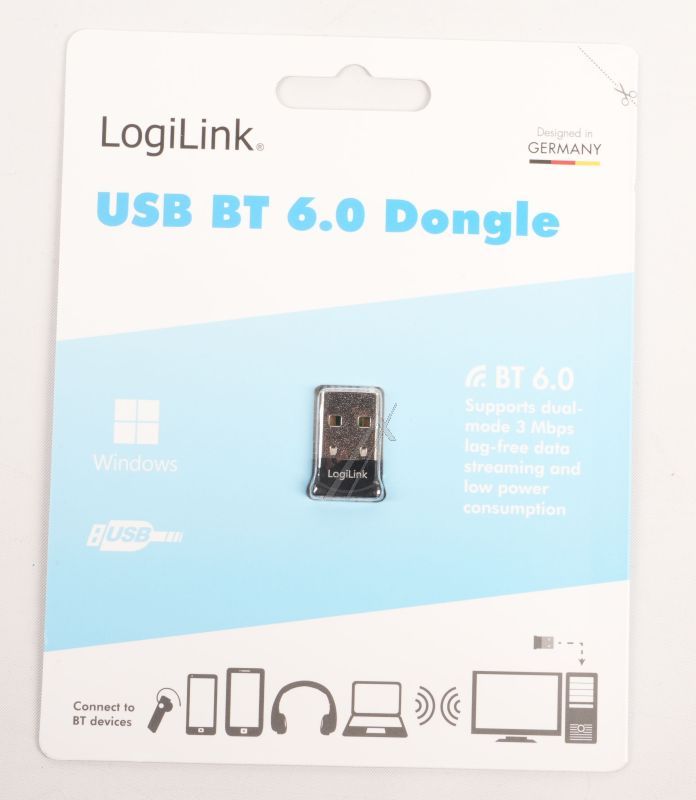 BT0079 BLUETOOTH 6.0-ADAPTER, USB-A, 3MBIT/ S (EDR BLE), BEREIK TOT 20M
