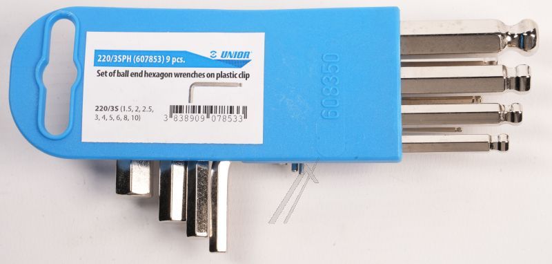 510522 INNENSECHSKANTSLEUTELS K.G5.040-GARNITUUR