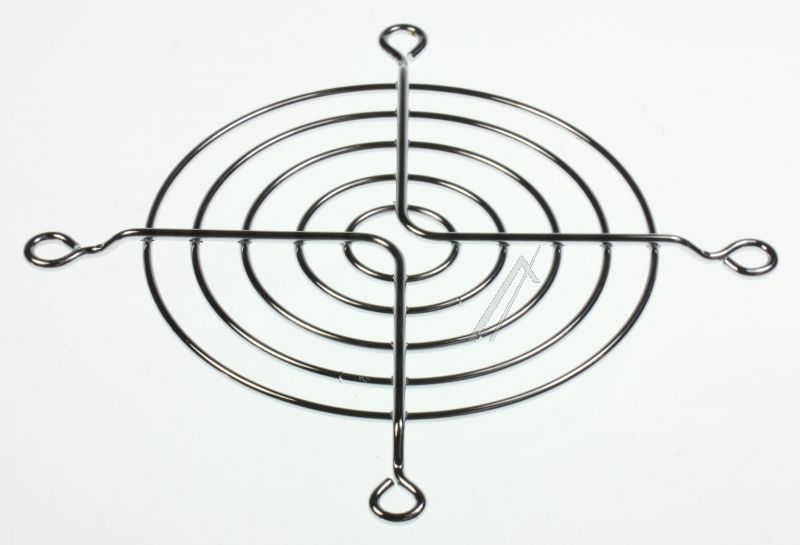 LGM80 VENTILATORROOSTER VERCHROOMD, 80X80MM, 5 RINGEN