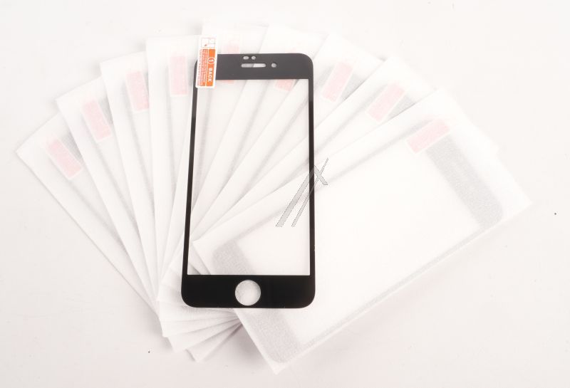 74980 X-GUARD DISPLAYBESCHERMFOLIE - ZWART FRAME - IPHONE 7/ 8/ SE (2020/ 2022), (10 STUKS, BULK)