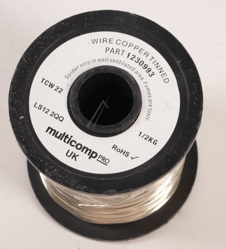 TCW22 500G VERTIND KOPERDRAAD 0,71MM 500G OP ROL