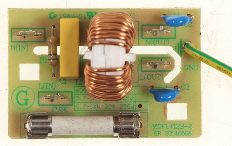 KW715399 FILTERPRINTPLAAT MDFLT12B-2 MWL320/ 321