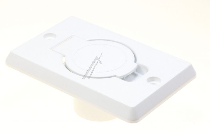 42000414 WITTE WANDCONTACTDOOS MET ZICHTBARE SCHROEVEN